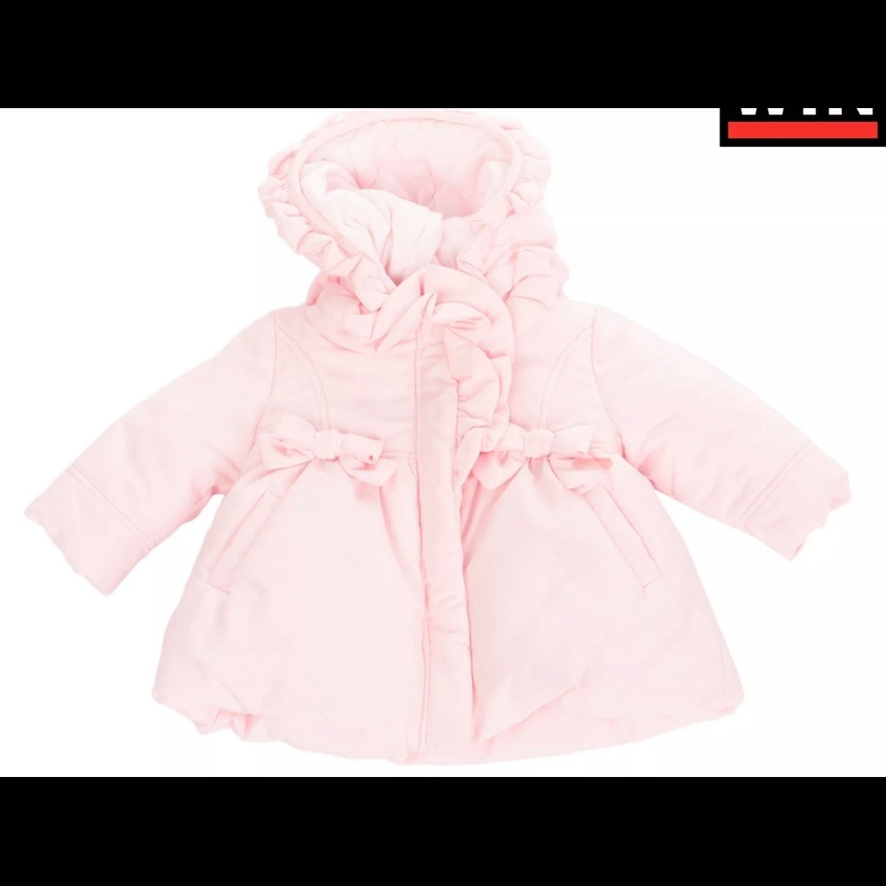 ALETTA  Jacket Size 1M Padded Bow Detail Full Zip